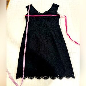 Lilly Pulitzer Black Lace Dress